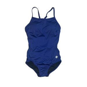Baleaf NWT Women's Athletic Training Adjustable Strap One Piece Navy Swimsuit 32